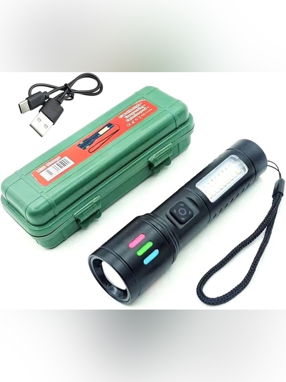 6 Modes 15W+COB Light